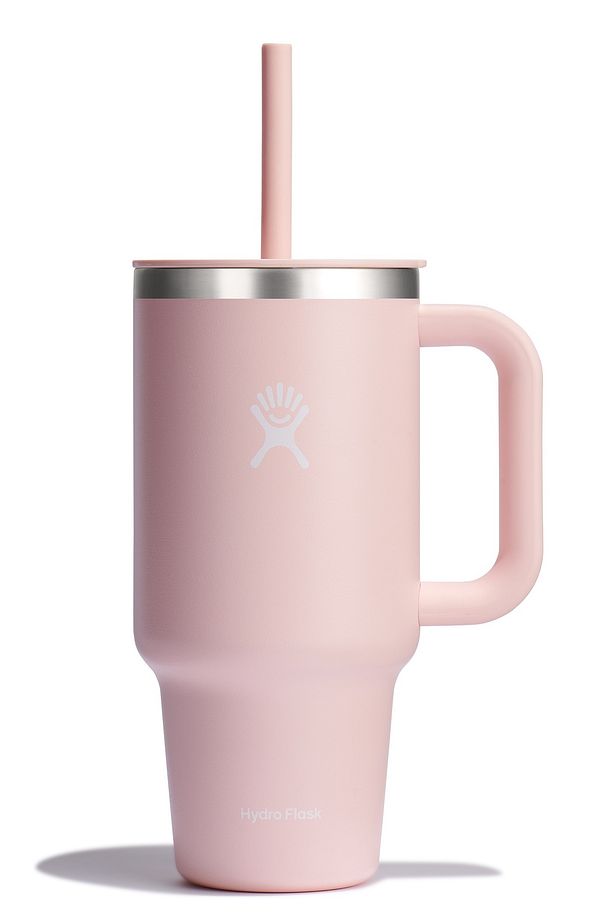 Tumbler Pipetli Termos 946 ml Pudra Pembe - 3