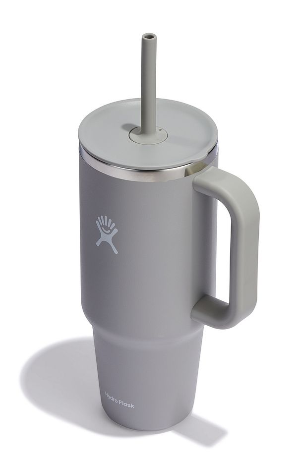 Tumbler Pipetli Termos 1182 ml Gri - 2