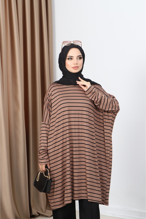 Striped Combed Tunic - 3