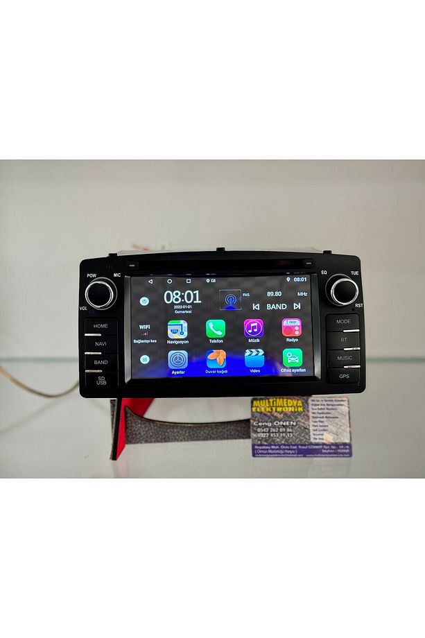 Toyota Corolla 2004 2006 Multimedya Navigasyon Android Gerçek 4gb Ram Carplay Double Navimex - 3