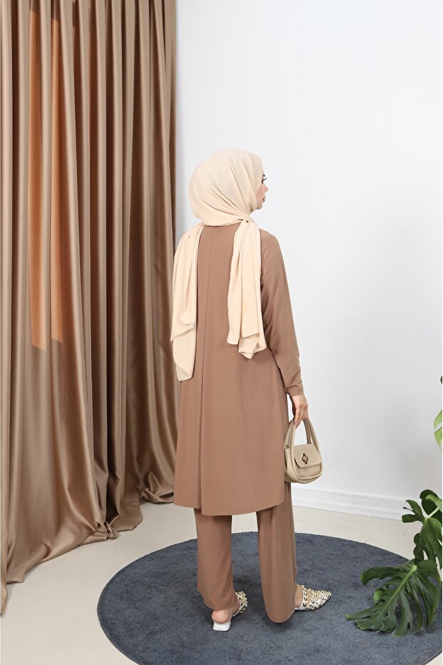 طقم ساندي مع تونيك طويل - 5