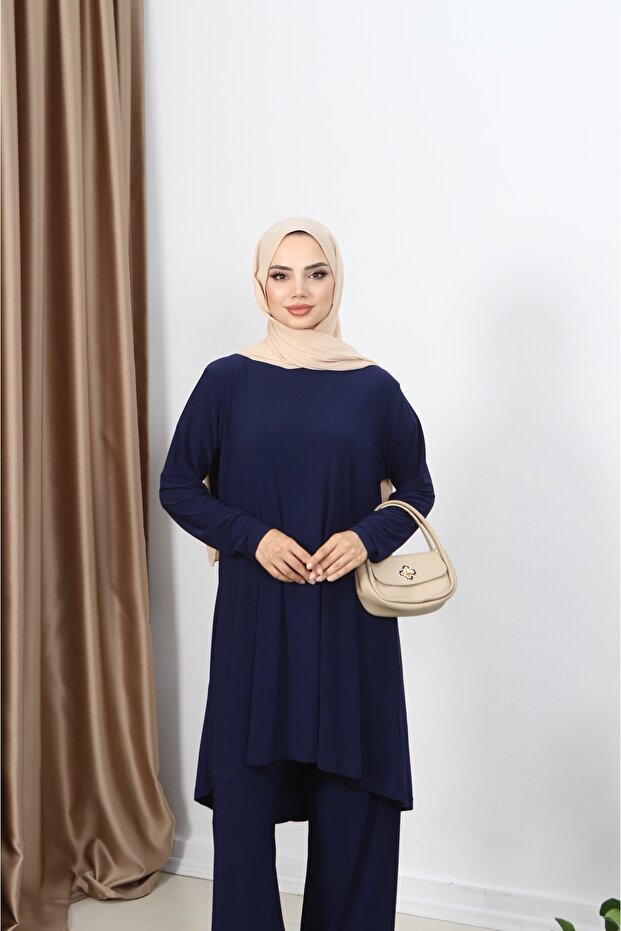 طقم ساندي مع تونيك طويل - 3