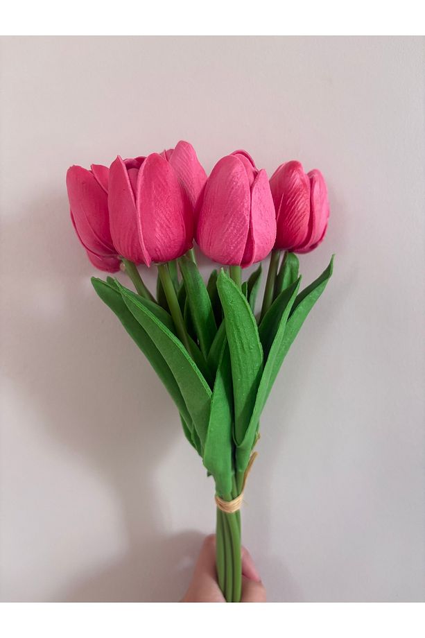 6 Adet Pembe Islak Lale 1. Kalite - 3