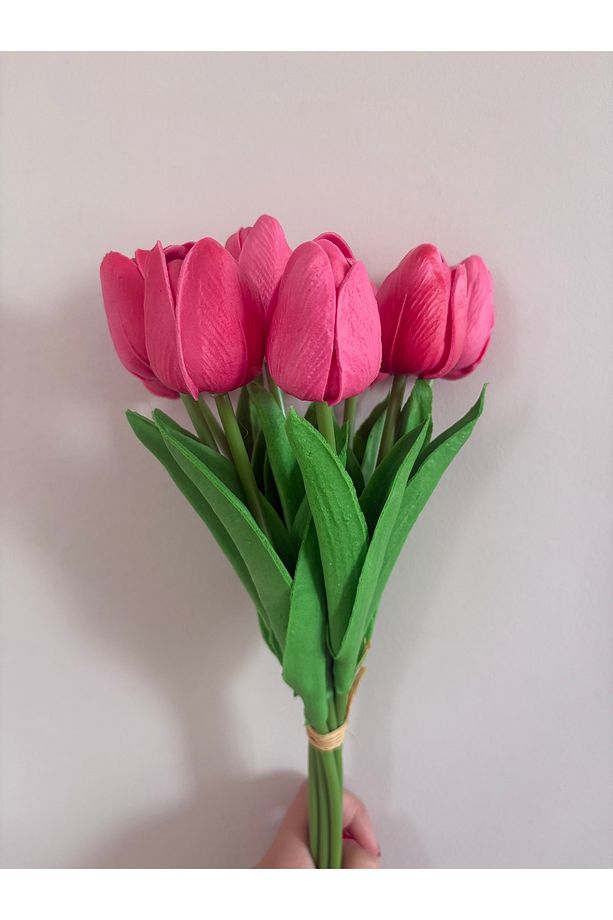 6 Adet Pembe Islak Lale 1. Kalite - 1