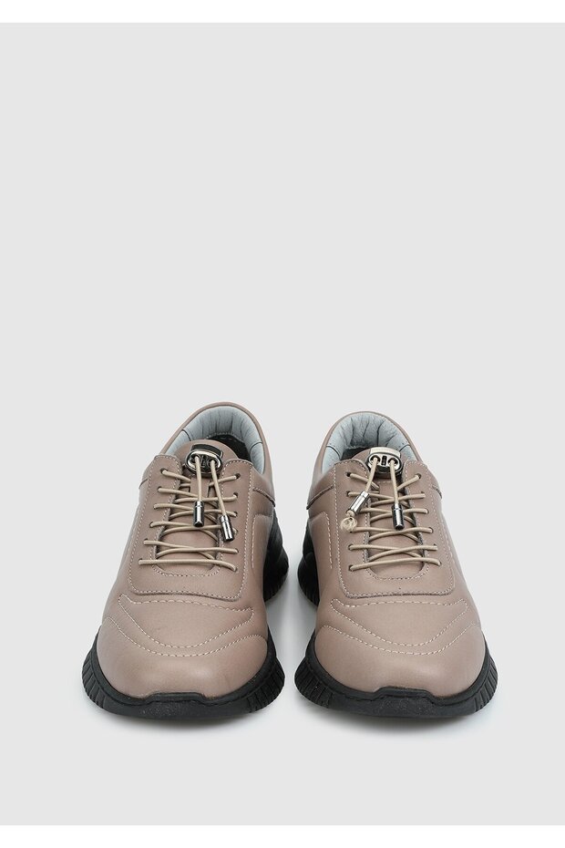 Vizon Deri Kadın Ayakkabı - 3