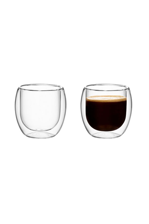 Moulins 2-li Çift Camlı Bardak - 100ml - 2
