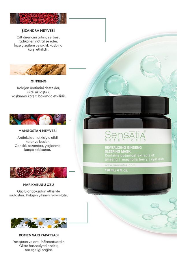 Revitalizing Ginseng Uyku Maskesi-ince Çizgi Kırışıklık 120ml - 3