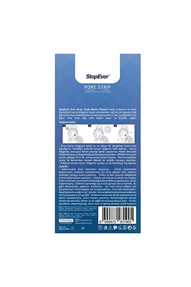 Pore Strip Siyah Nokta Plasteri ( 6 X 2 ) (TEA TREE) | Siyah Nokta Karşıtı - 3