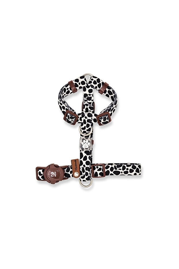 Recycled Patterned H Type Chest Collar - 4