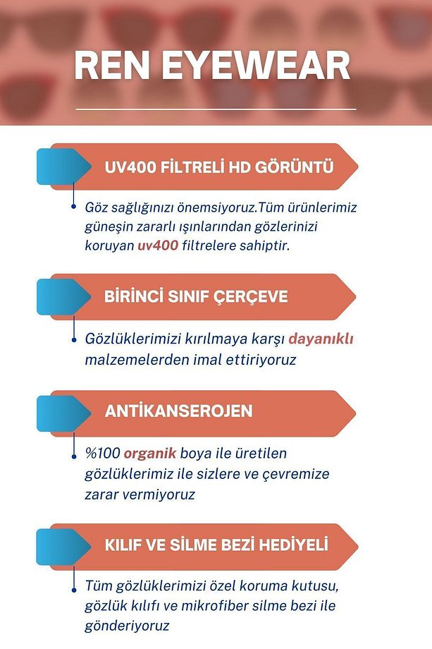 FRİDA  CAT  YENİ SEZON KADIN GÜNEŞ GÖZLÜĞÜ / Ren Eyewear - 7