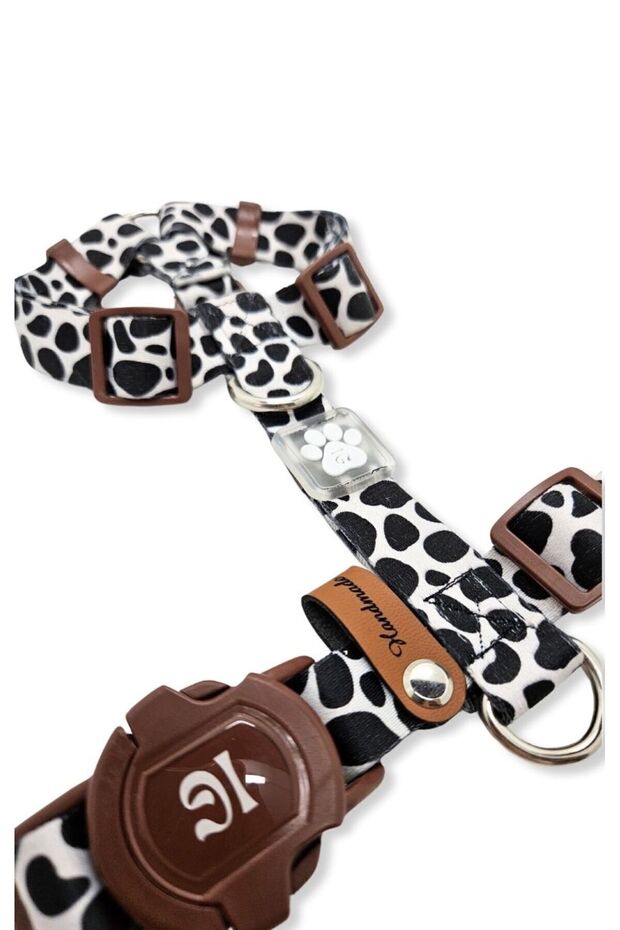 Recycled Patterned H Type Chest Collar - 5