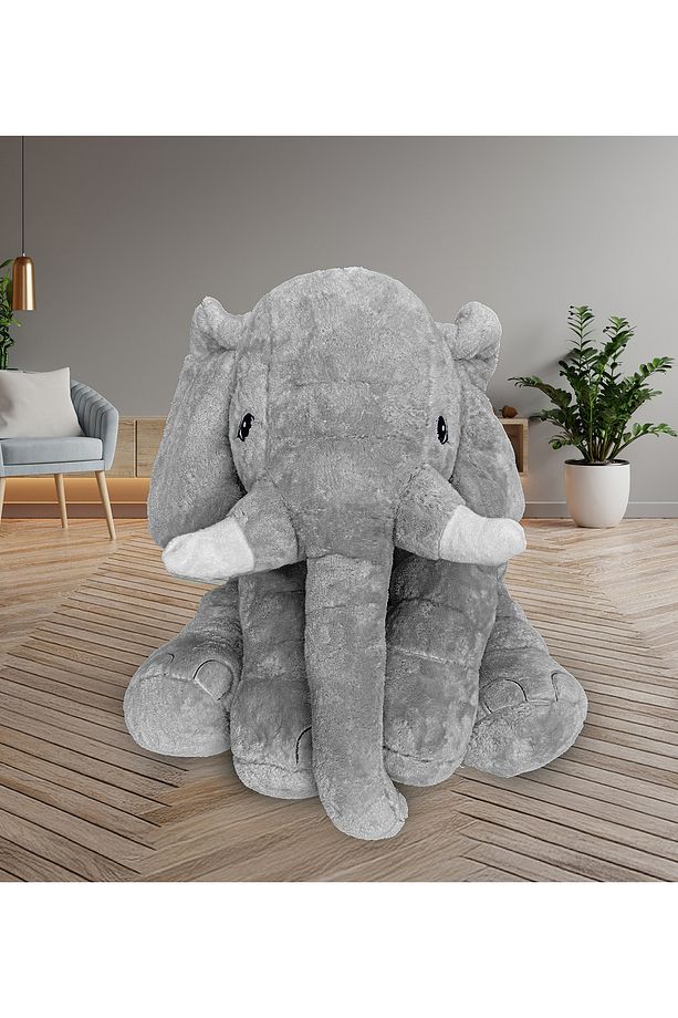 Büyük Dev 150 Cm Boy Peluş Fil - Çocuklar İçin Yumuşak ve Dev Fil Oyuncak - 1