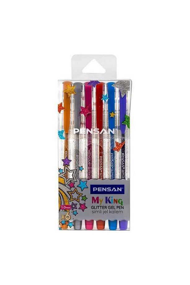 My-kıng Simli Jel Kalem 6lı Set - 1