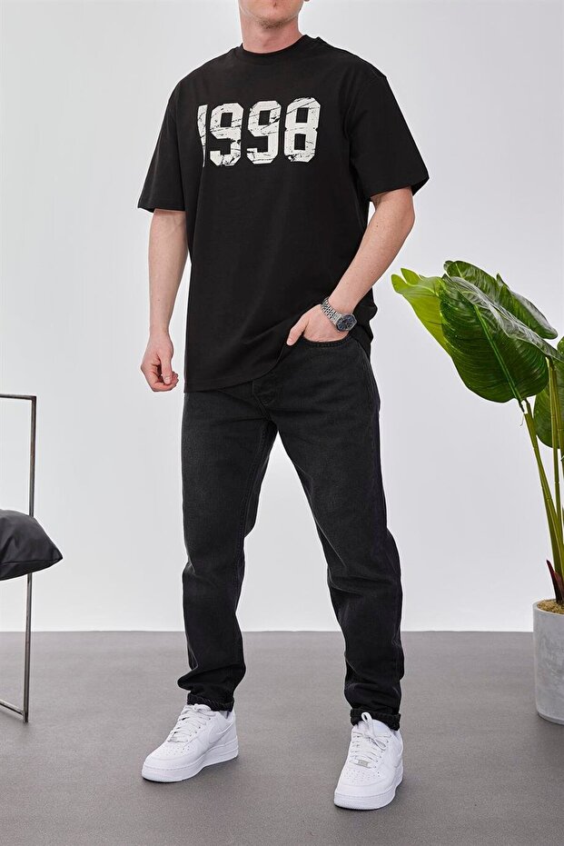 Erkek 1998 Siyah Tshirt - 1