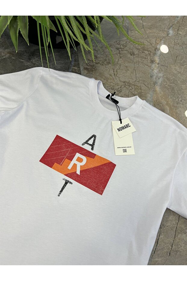 Art Beyaz Tshirt - 4