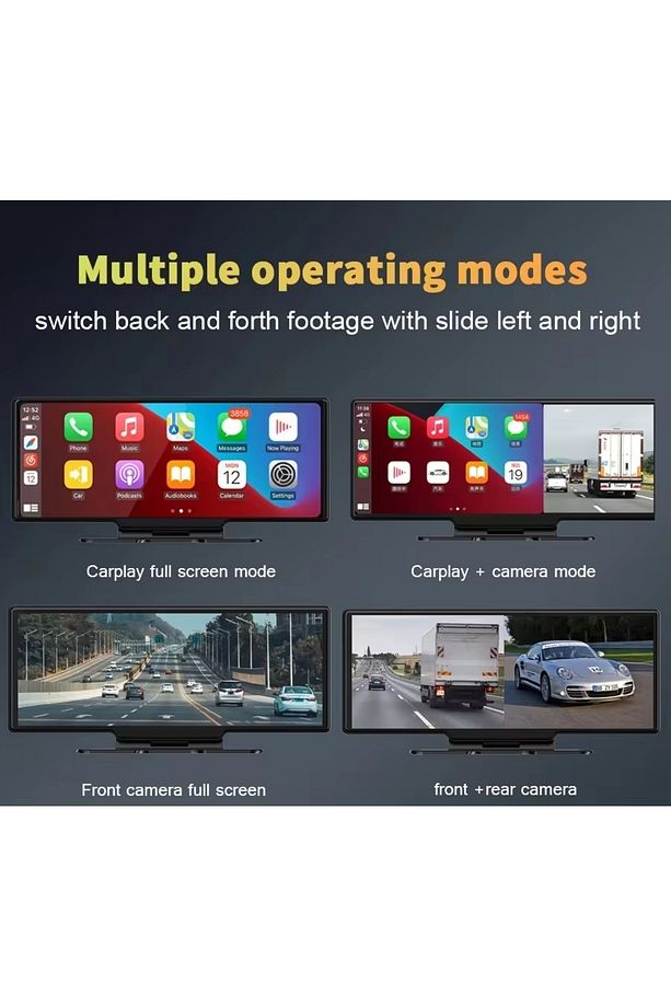 TAK ÇALIŞTIR KABLOSUZ  APPLE CARPLAY VE ANDROİD AUTO OTO  12'' INCH MULTİMEDİA  ARABA EKRAN TEYP - 3