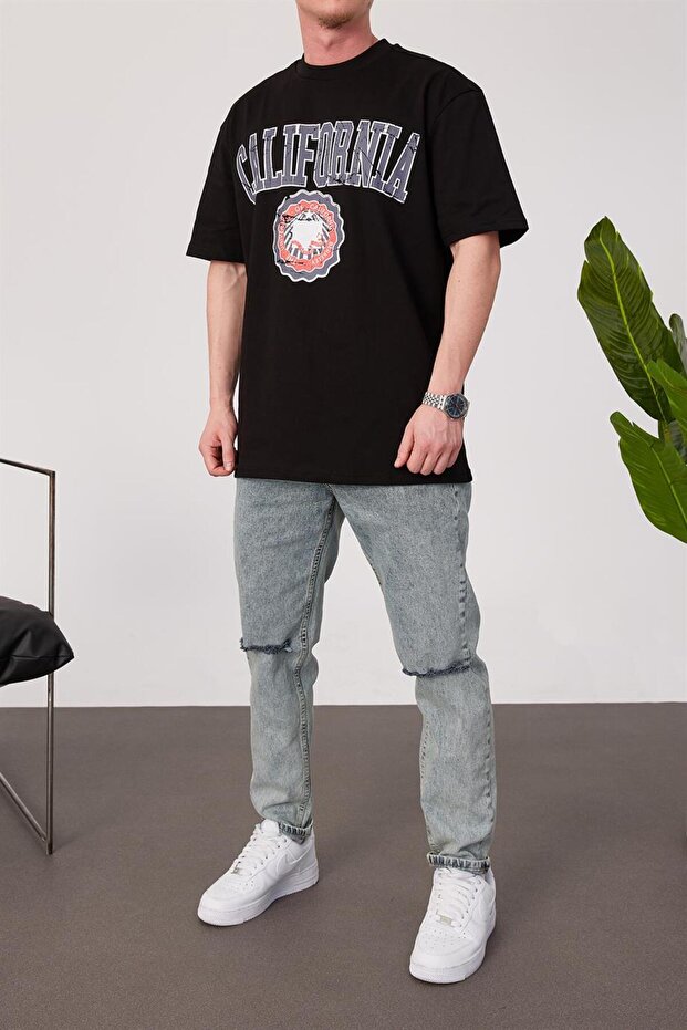 Μαύρο μπλουζάκι California Berkeley - 3