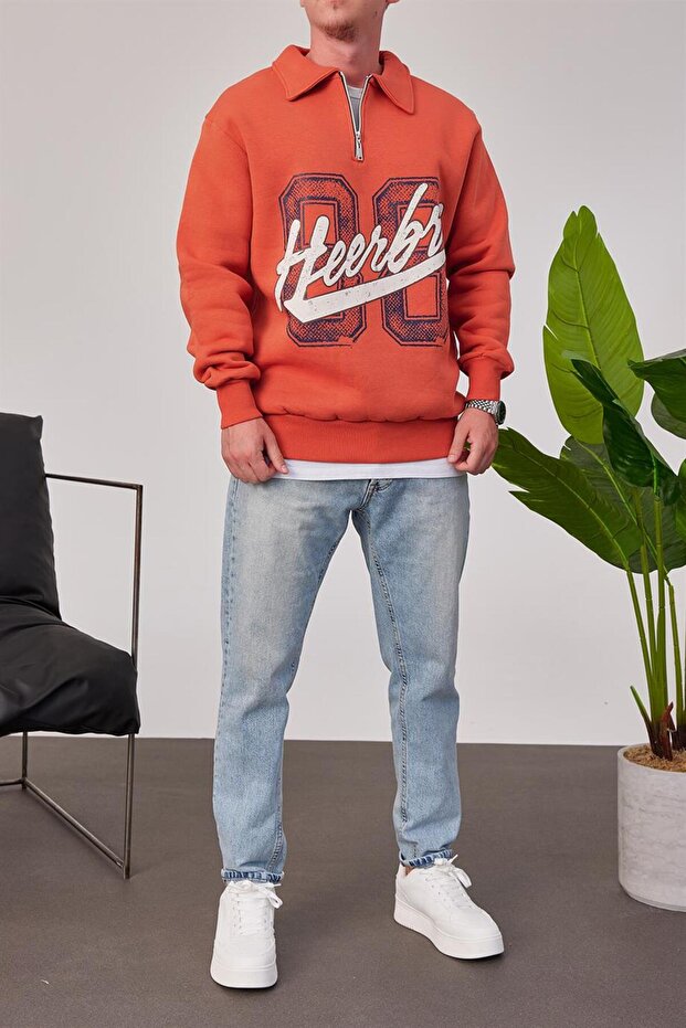 Hanorac Heerbro cu fermoar și gresie - 3