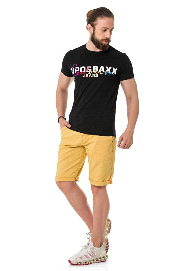 Ct712 embroidered text basic t-shirt - 6