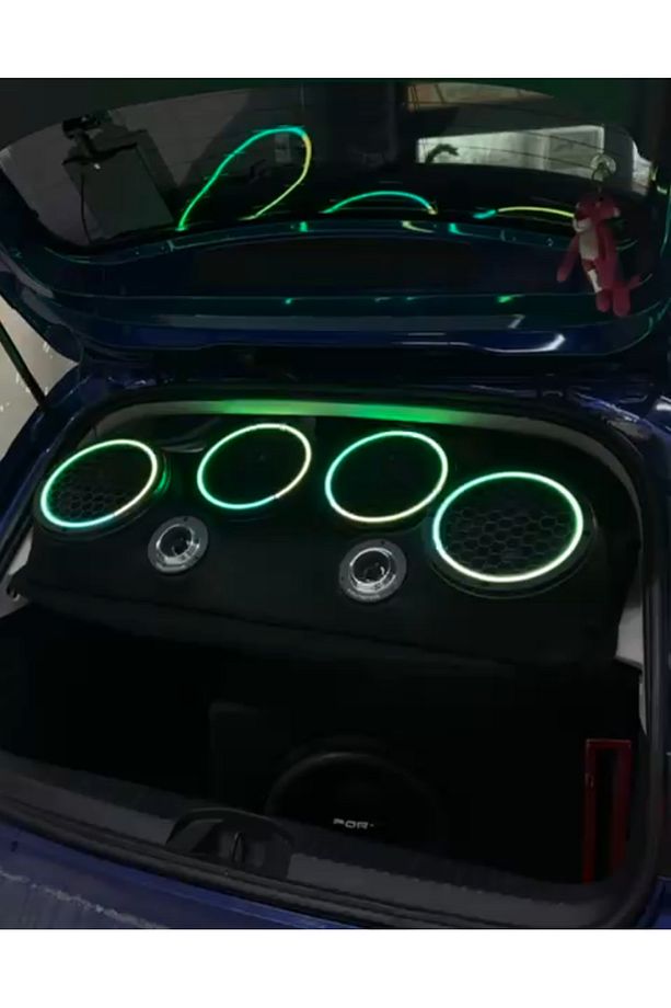 Piksel Kayar Ledli 20'lik Midrange Kapağı 2 Takım 4 kapak 358 Mod'lu kumandalı - 5