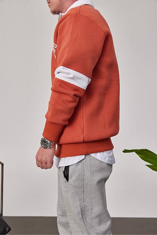 Суитшърт с цип Salute Brick - 3