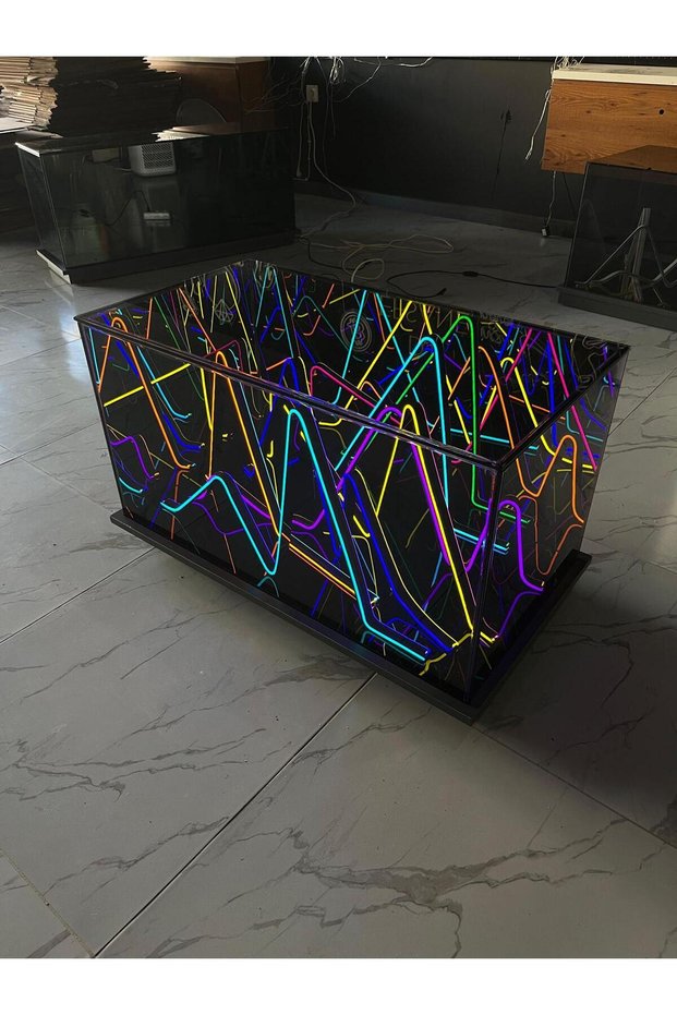 Neon Led Masa Orta Sehpa