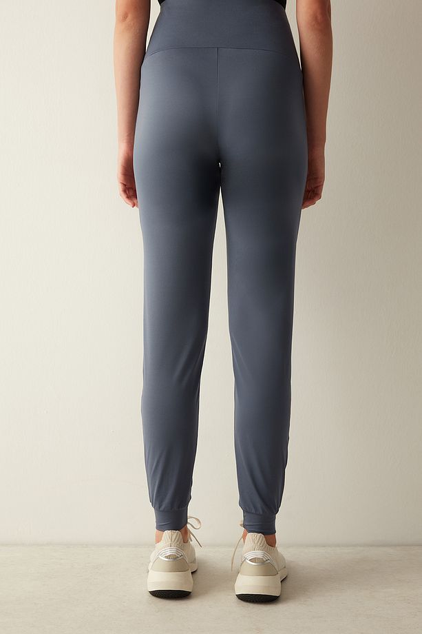 Mavi Yüksek Bel Miracle Jogger Pantolon - 4
