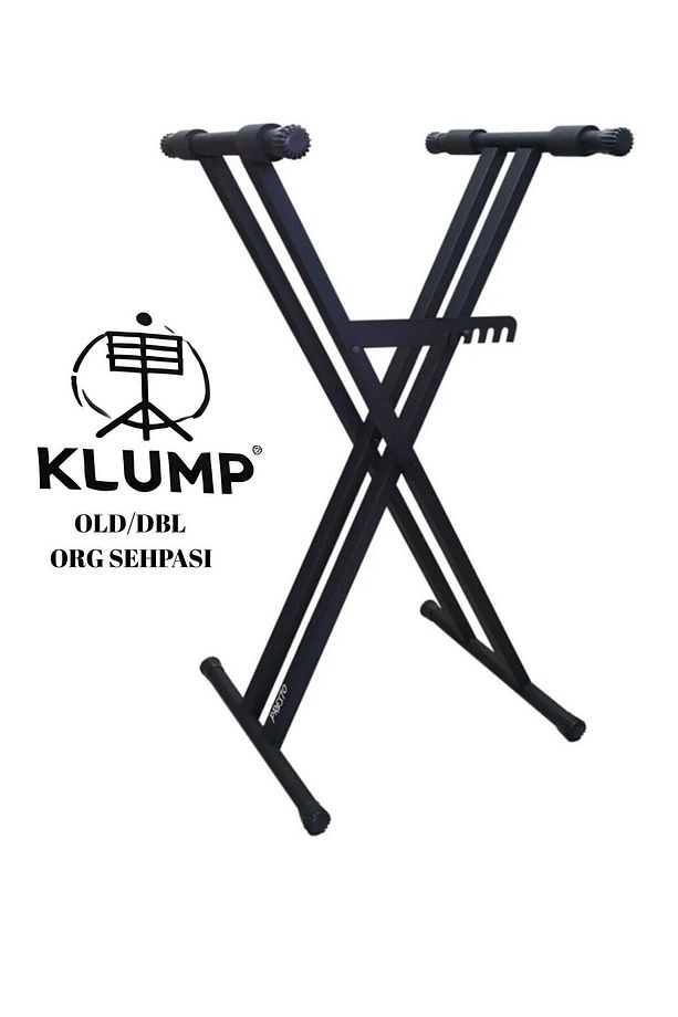 Klump Old/dbl Profesyonel Org Sehpası - Org Standı Çift Ayak - 1