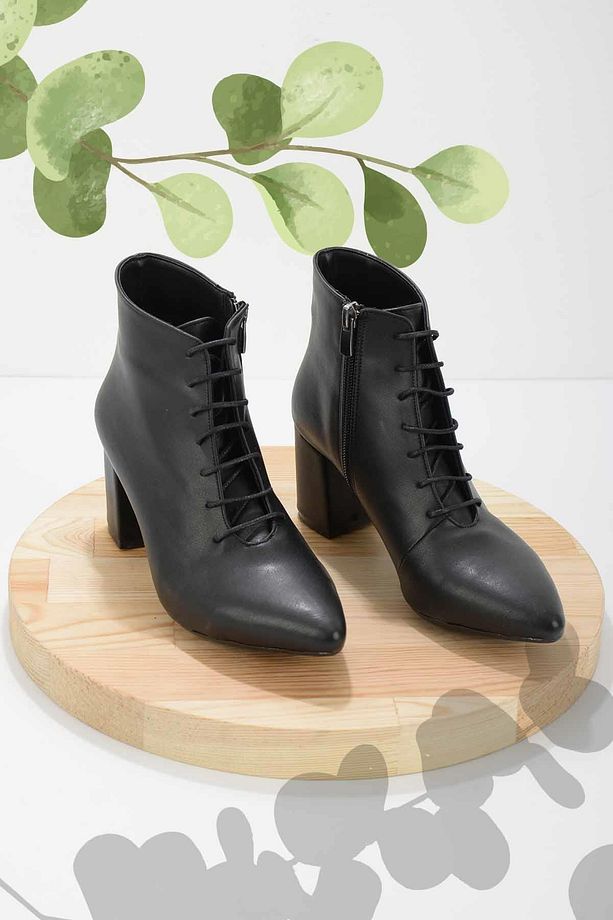 Siyah Kadın Bot & Bootie K02869019509 - 1