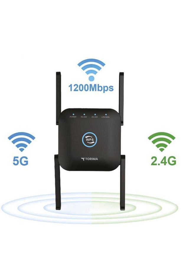 AC24 Siyah Wifi Pro Sinyal Yakınlaştırıcı Router - 2