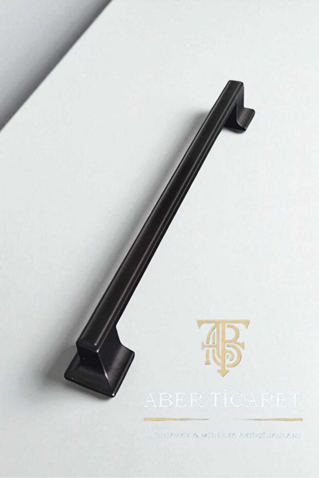 1. فئة Aber Metal Black 16 سم (160 مم) للمطبخ، وغرفة الملابس، والخزانة، ومقبض الدرج