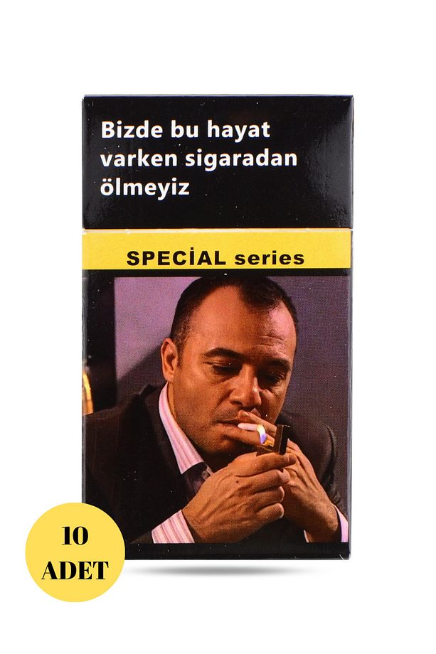 Özel Seri 10 Adet Karton Sigara Kutusu Çakır Çok Amaçlı Boş Kutu Special Series 10 Adet - 1