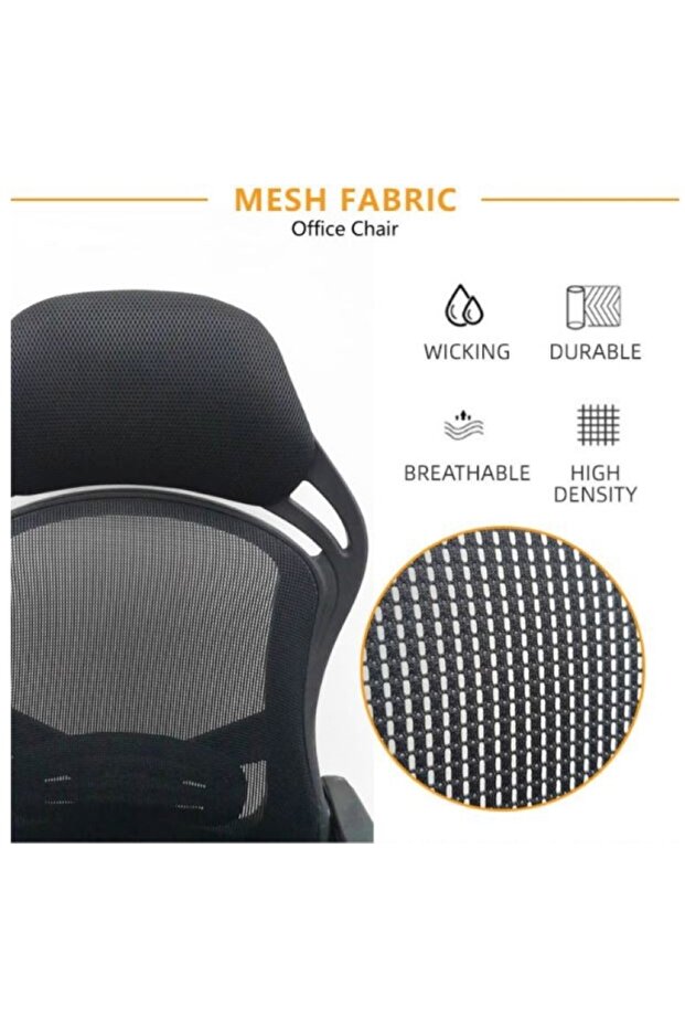 Kisper Office Chair Ergonomic Breathable Mesh Reclining Adjustable Gaming Chair With Footrest - 6