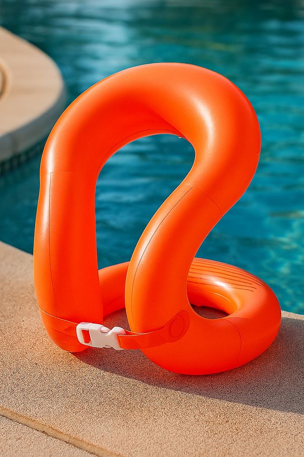 Şişme Can Yeleği- Yüzme Can Yeleği - Swim Vest - Deniz Yeleği Şişme Cankurtaran Yelek 41 cm. - 1