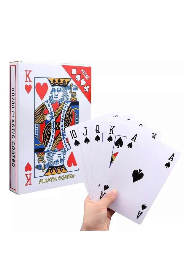Very Large Playing Cards Giant Size Game Card Deck 16.8 X 11.9cm Party Gift 54Pcs