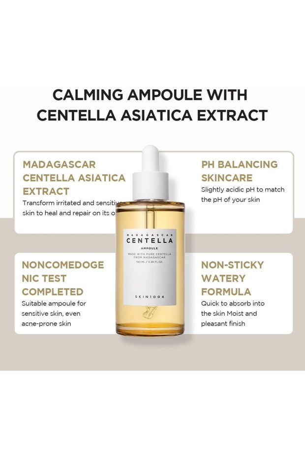 Madagascar Centella Asiatica Ampoule Facial Serum 100 ml