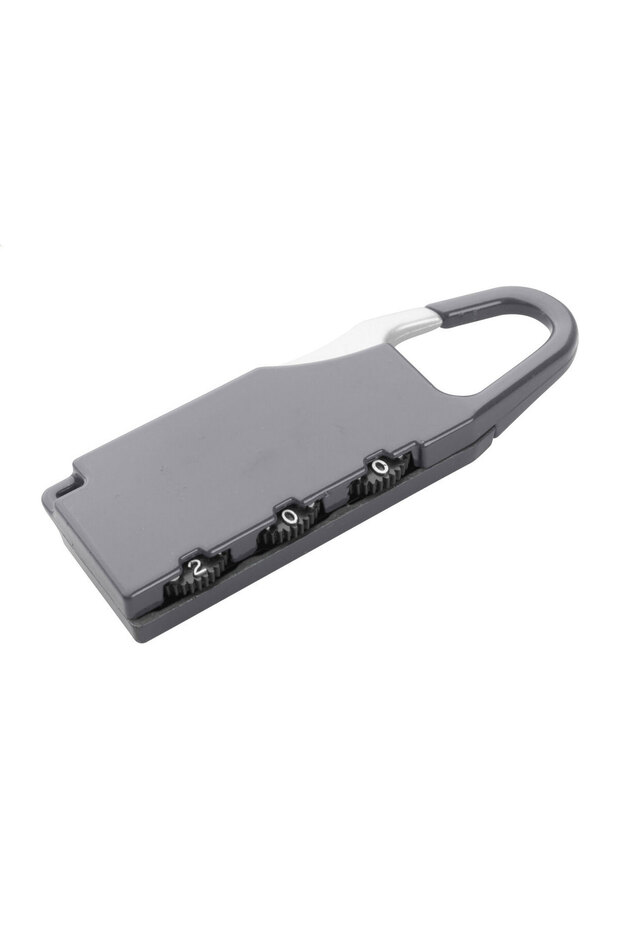 Gray luggage lock - 1