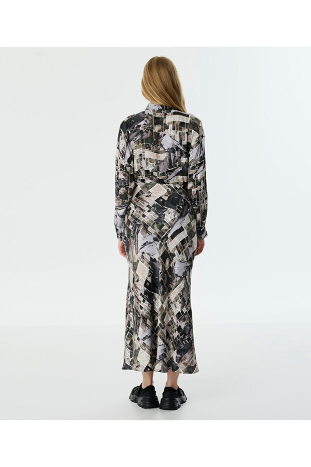 GÖRSEL BASKILI VİSKOZ ETEK - 6