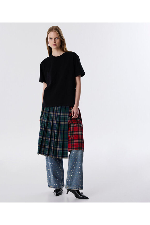 BİSİKLET YAKA BASIC T-SHIRT - 5