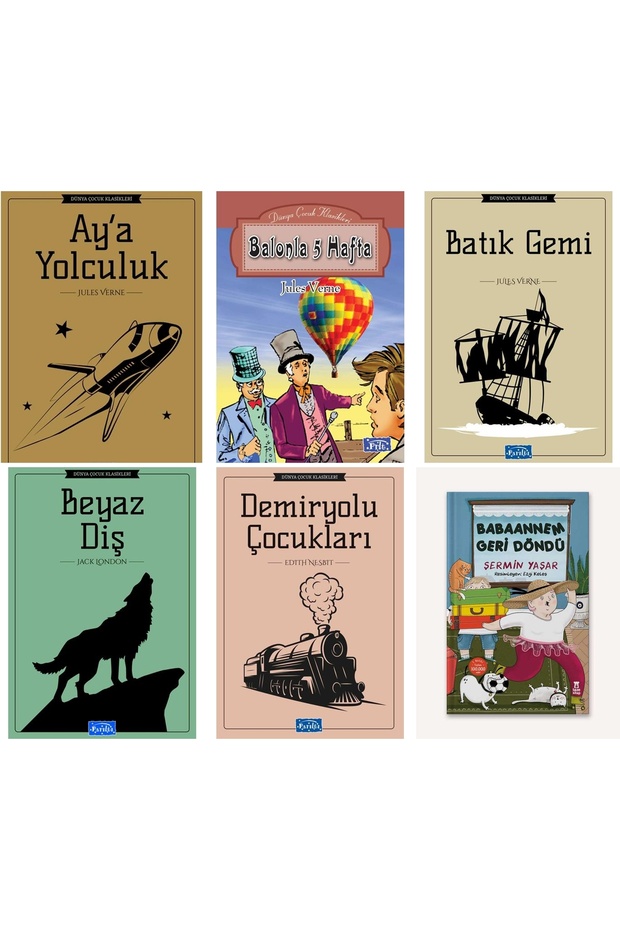 PARILTI YAYINLARI 6 KİTAP SET VE ŞERMİN YAŞAR BABAANNEM GERİ DÖNDÜ