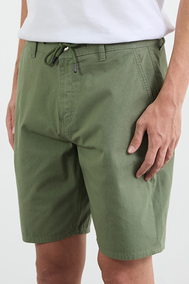 Gabardin Kargo Cepli Şort - 5