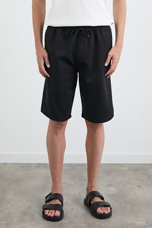 Basic Beli Bağlamalı Cepli Şort - 6