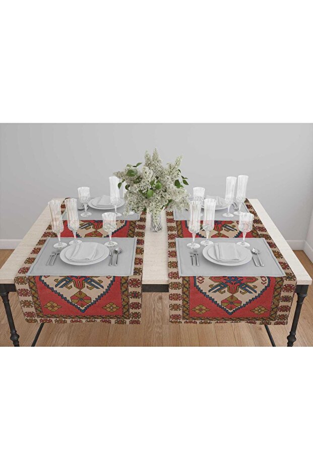 Non-Slip Boho Runner – Soft Patterned - 2