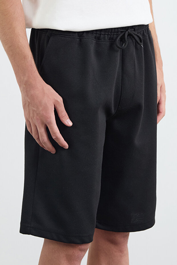 Basic Beli Bağlamalı Cepli Şort - 5