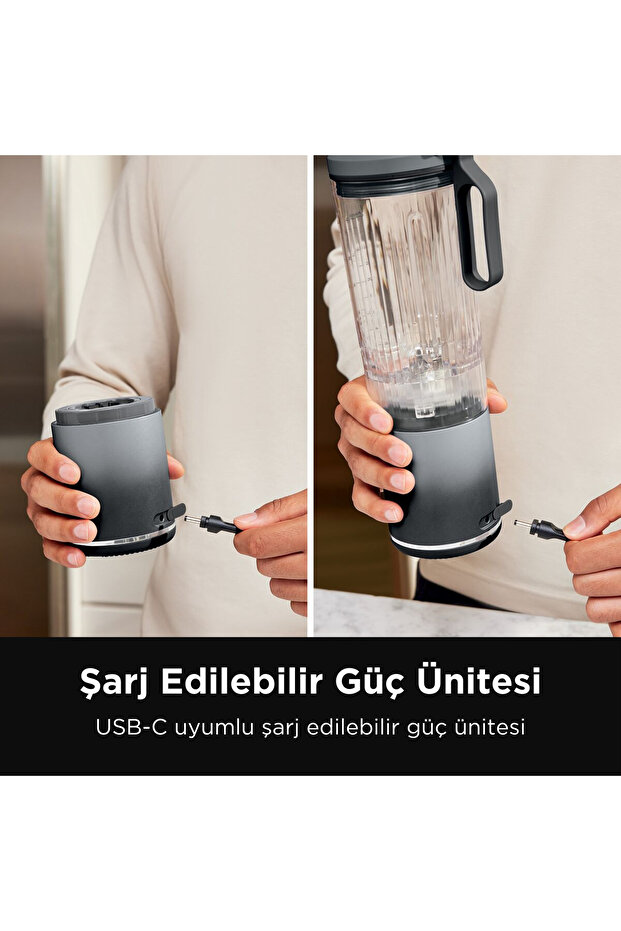 Blast Max Taşınabilir Blender - Gri - 6