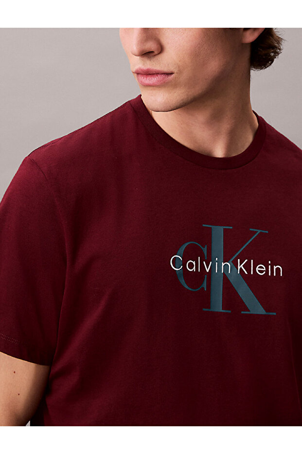 Férfi piros mintás pólók - 5