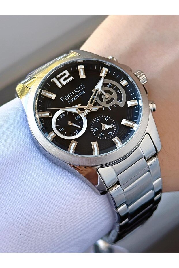 Men's Functions Active Metal Cord Wrist Watch