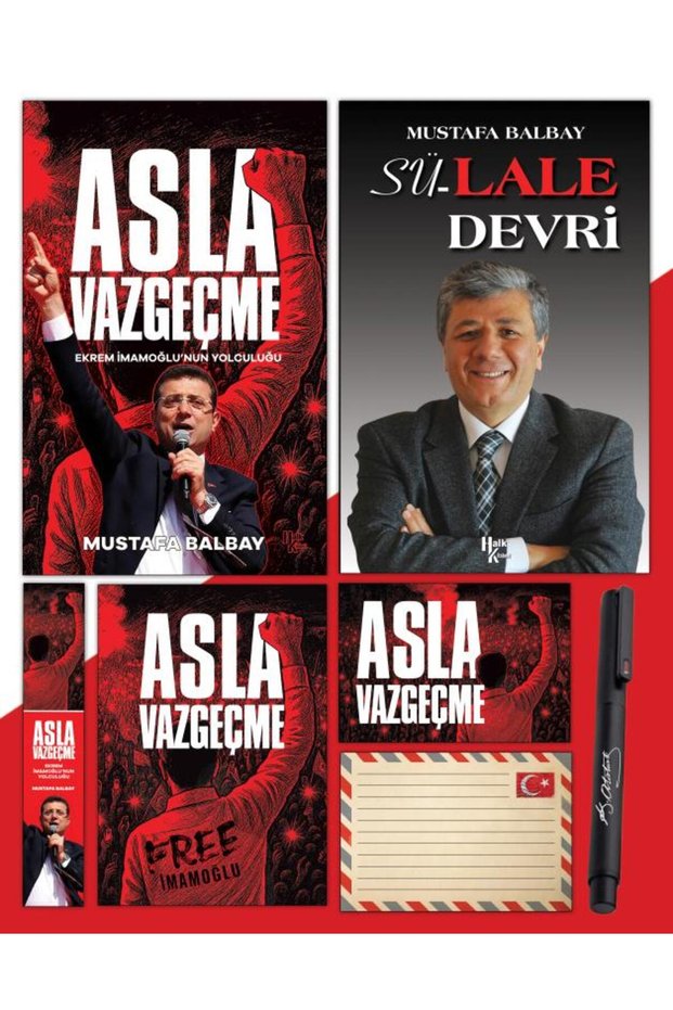 Never Give up - Bookmark - Postcard - Poster - Sü-Lale Devri - Atatürk İmza Printed Pens