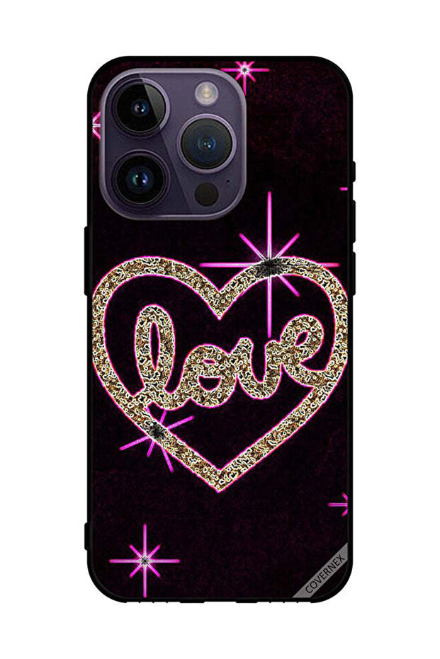 غطاء حماية لهاتف Apple iPhone 14 Pro Love Heart