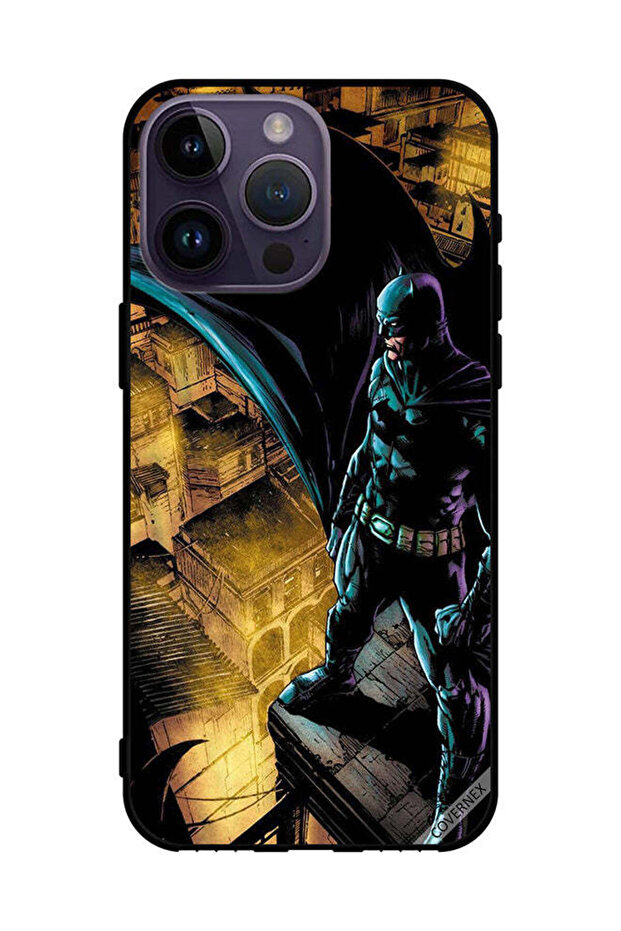 غطاء حماية لهاتف Apple iPhone 14 Pro Max باتمان جاهز للعب